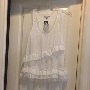 White Sleeveless Top